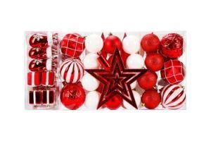 Decorating Red Shiny Merry Glass Christmas/Xmas Balls