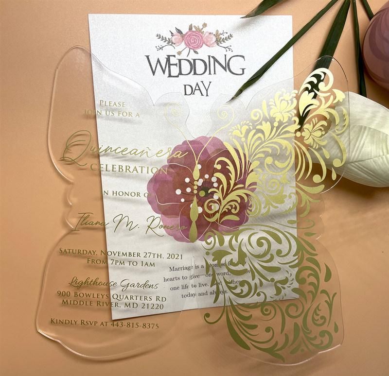 Luxury Greeting Card Wedding Invitation Card Customized Logo Designs Wedding Invitation