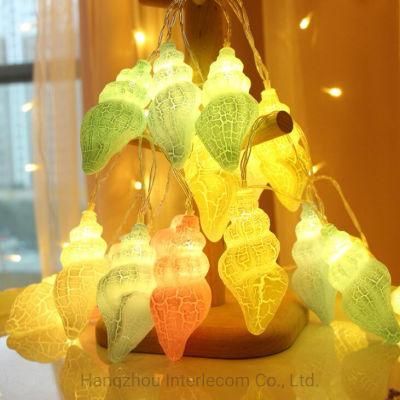 10 LED Crack Conch Lamp String Decoration Lights