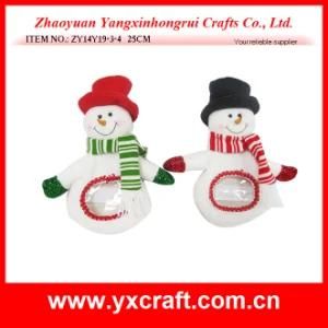 Christmas Decoration (ZY14Y19-3-4) Snowman Candy Holding Xmas Tree Decoration