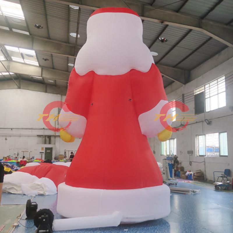 Outdoor Inflatable Advertising Santa Cartoon