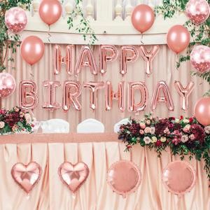 Rose Gold Birthday Party Decoration Balloon Wedding Decorations