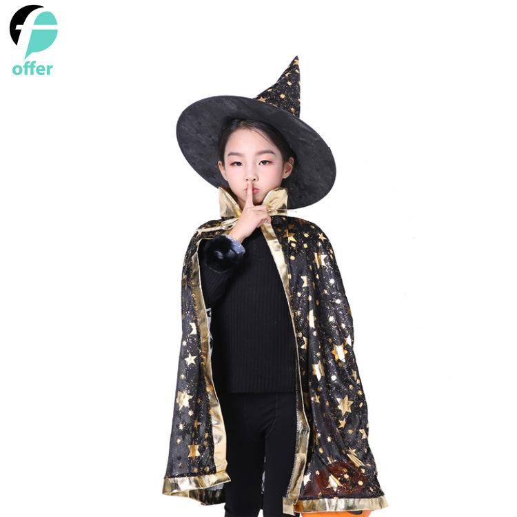 Halloween Wizard Cloak with Hat