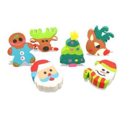 Christmas Rubber TPR PVC Cute Lovely Eraser