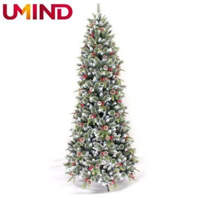 Xo2128m Wholesale PE PVC Christmas Tree Mixed Decoration Tree 250cm Artificial Christmas Tree