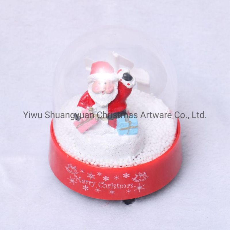 Promotional Gifts & Crafts Resin Glass Custom Musical Snowglobe