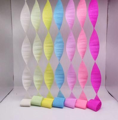 Wholesale Throwing Crepe Roll Streamer for Wedding Birthday Party