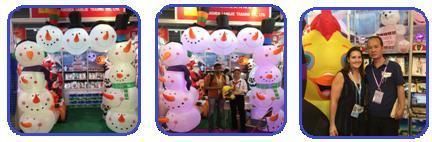 6FT Christmas Inflated Snowman with Gift, Blow up Indoor Outdoor Funny Decoration