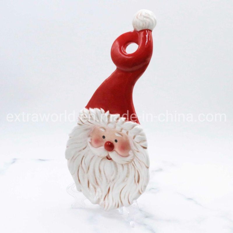 Customized Hand-Painted Ceramic Spoon Christmas Kitchenware for Gift