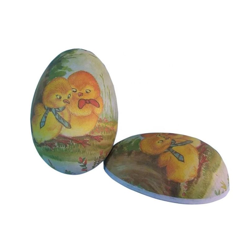 Easter Open Paper Egg/Environmental Protection Pulp Paper Egg/Easter Paper Egg