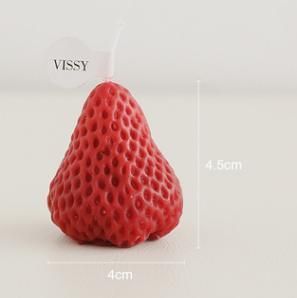 Hot Selling Soy Wax Cute Strawberry Scented Candles Party Candle