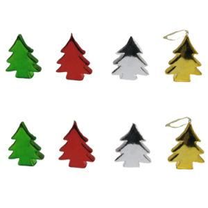 Plating Christams Tree Shape Ceramic Hanging Decoration