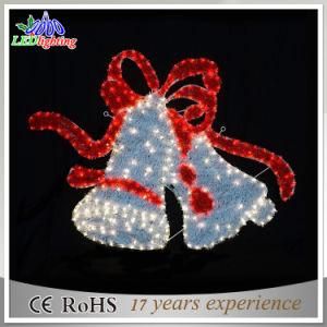 2017 Holiday Outdoor Decoration Fancy LED Christmas Bell Motif Light