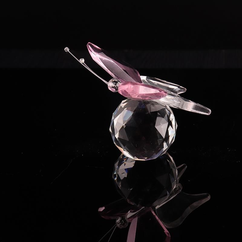 Manufacture China Facotry Crystal Butterfly for Home Decoration or Wedding Gifts