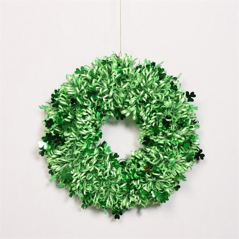 Faux Green Leaf Garland Farmhouse Greening Party Hanging Garland Decoration