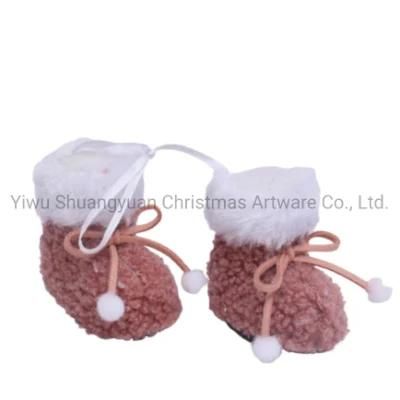 6cm Foam Boots Foam Hanging Ornaments Christmas Tree Ornaments Christmas Ornaments