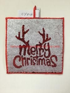 Two Colors Christmas Shiny Sequins Ornament