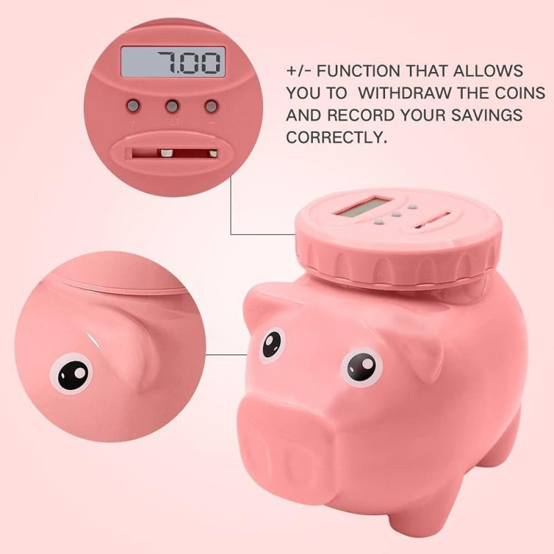 Customized Digital Piggy Coin Bank for Children Gifts