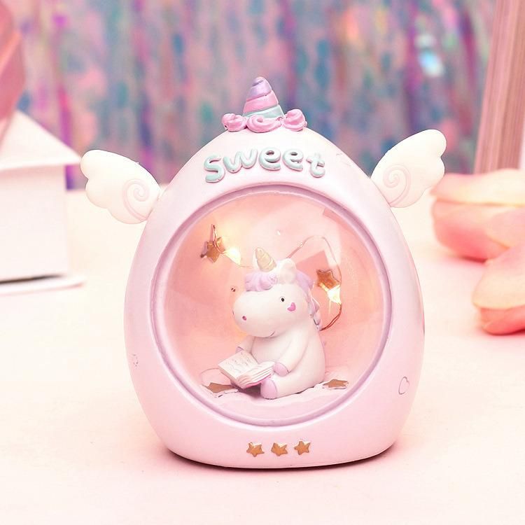 Wholesale Glowing Panda Animal Cute Night Light Resin Crafts