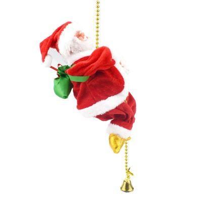 Dropshipping &amp; Wholesales Climbing Bead Santa Claus Musical Electric Doll