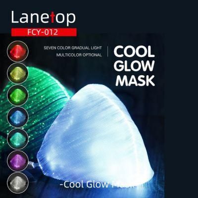 Newest Cool Fashion Halloween Glowing Party LED Neon Mask