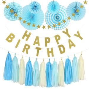 Umiss Paper Fan Patriotic Graduation Halloween Birthday Party Decoration