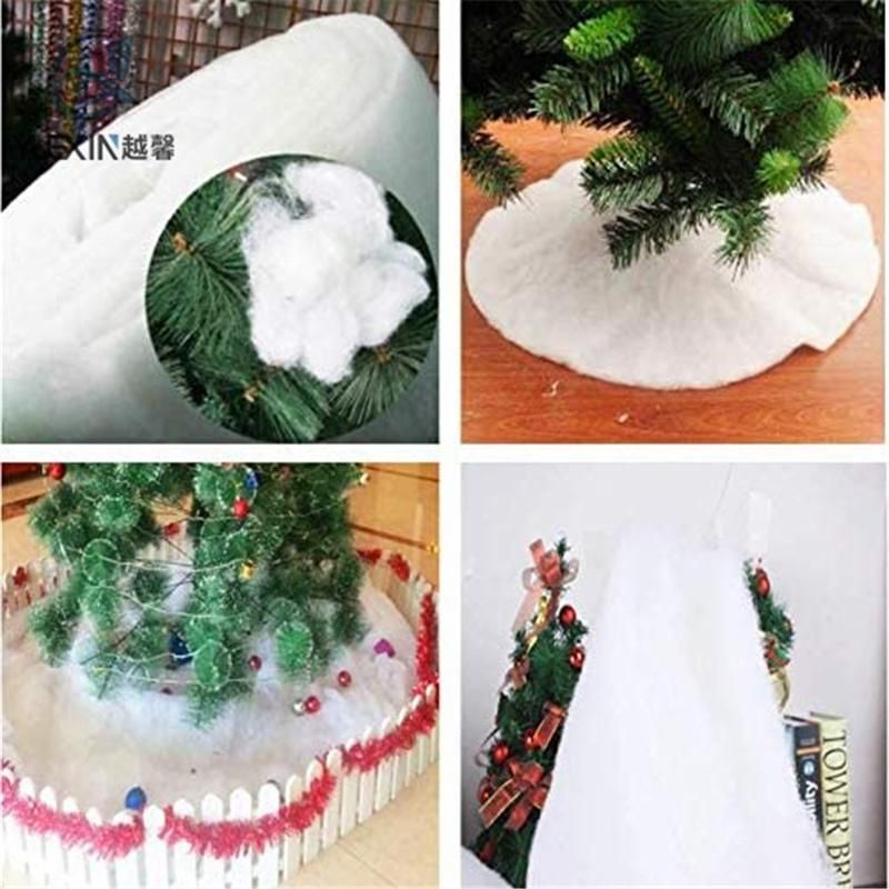 Artificial Fake Snow Blanket Roll Christmas Decor Scene Setter
