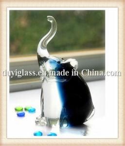 Animal Elephant Glass Craft for Decoration