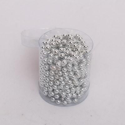 Hot Sale Christmas Decorative 8mm*2.5m Round PS Material Bead Garland