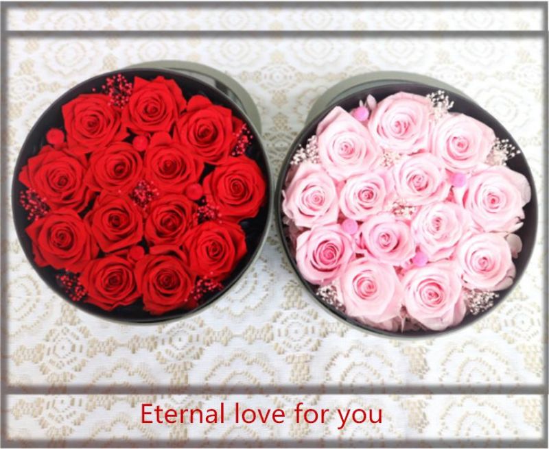 Decorative Flowers Wreaths Type Long Time Preserved Roses Preserved Flower