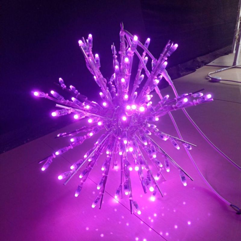 Shopping Mall Decoration Festival Party Decoration Foldable RGB LED Ball Light