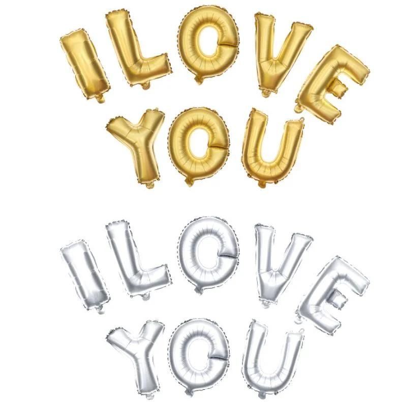 16 Inch Party Decoration Alphabet Letters Aluminum Foil Balloon