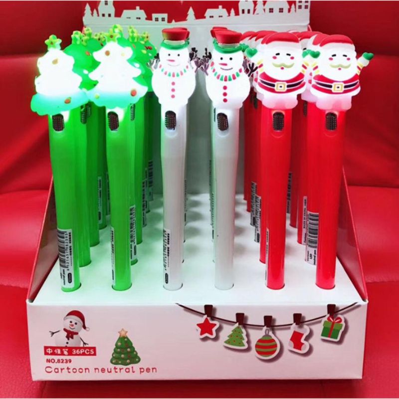 Light up LED Cute Cartoon Pen Ballpoint Creative Party Favors