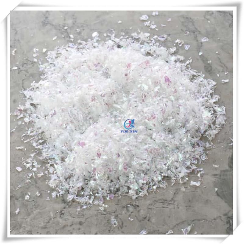 Iridescent Artificial Snow for Embellishing Holiday Crafts and Displays