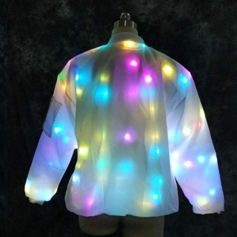 LED Jacket Lovers Baseball Clothes Colorful Night