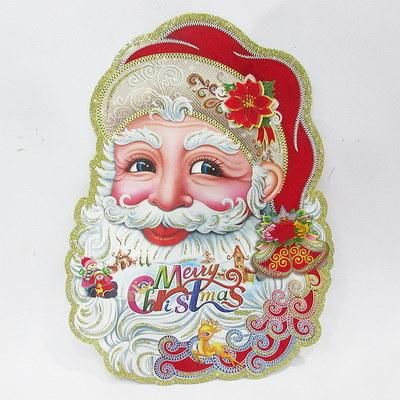 Wholesale Christmas Home Decorative Paper Wall Stikcer