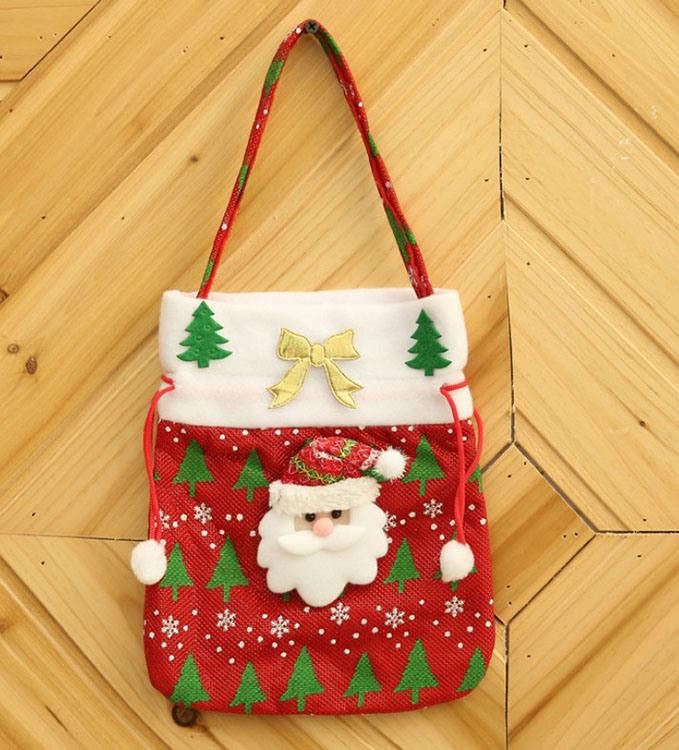 Custom Santa Sacks Durable Wholesale Christmas Candy Bag