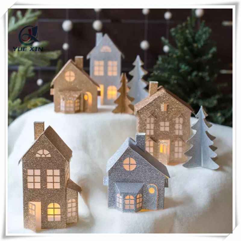 BS5852 Passed Flame Retardant Merry Christmas Decoration Snow Blanket