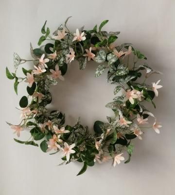 Professional Supplier Christmas Wreath Making Supplie Eco Friendly Green Christmas Wreath