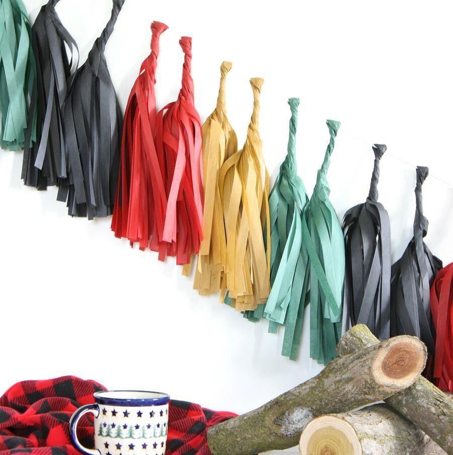 45 Colors Balloon Paper Tassel 5 / Pack Ribbon Lasha Aluminum Foil Balloon Tassel Birthday Wedding Christmas Weddings Decoration Party Supplies Wholesale