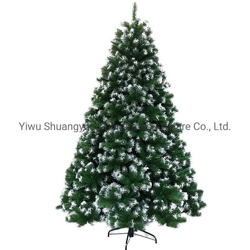6FT 7FT 8FT 9FT Artificial Green PVC Tree with Snow Tips