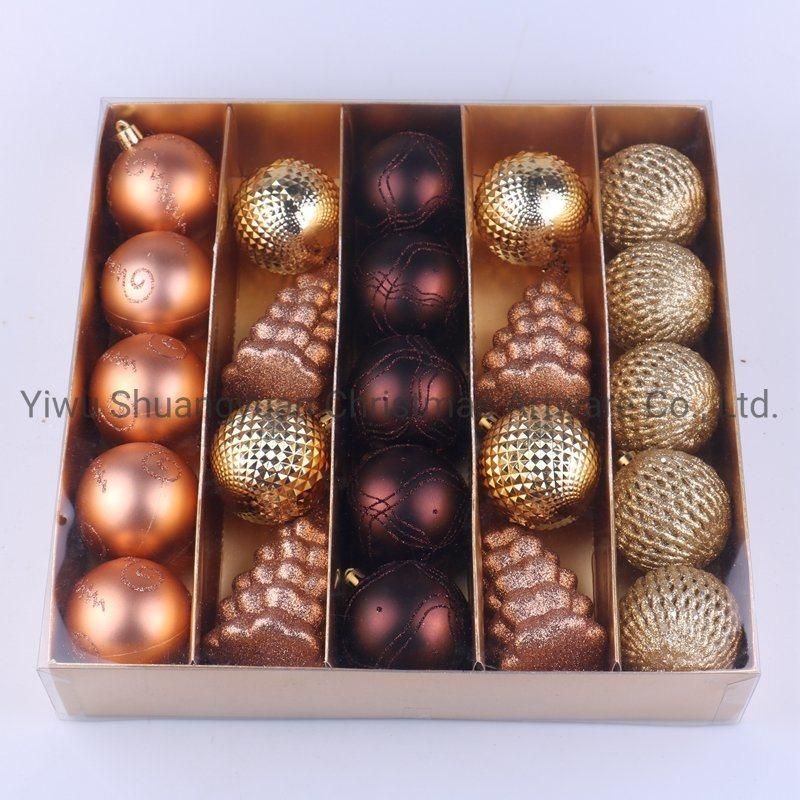 New Design High Sales Christmas Ball for Holiday Wedding Party Decoration Supplies Hook Ornament