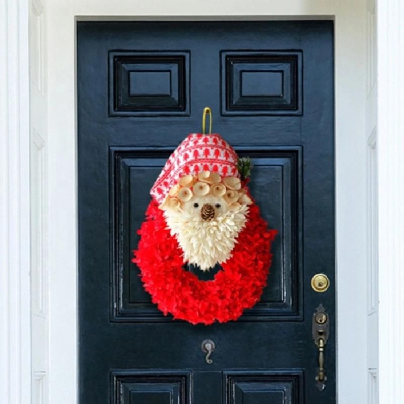 Christmas Wreath Preserved Flowers Christmas Garland