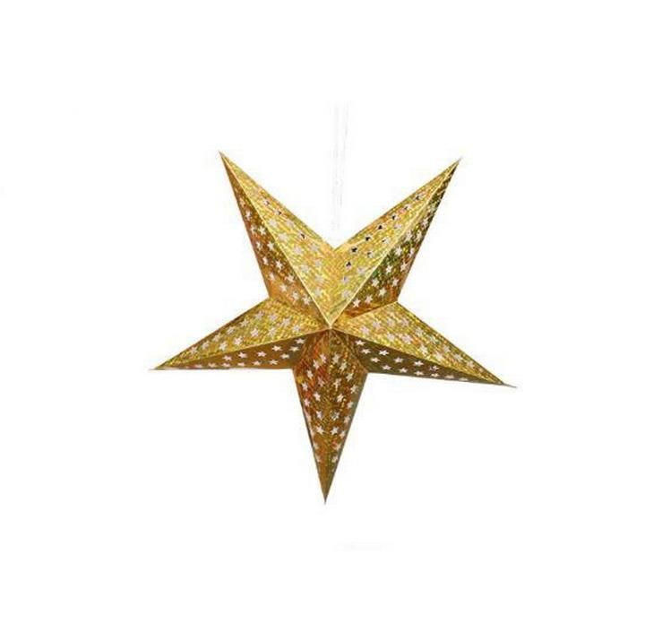 Christmas Decoration Pendant Laser Three-Dimensional Pentagram Star