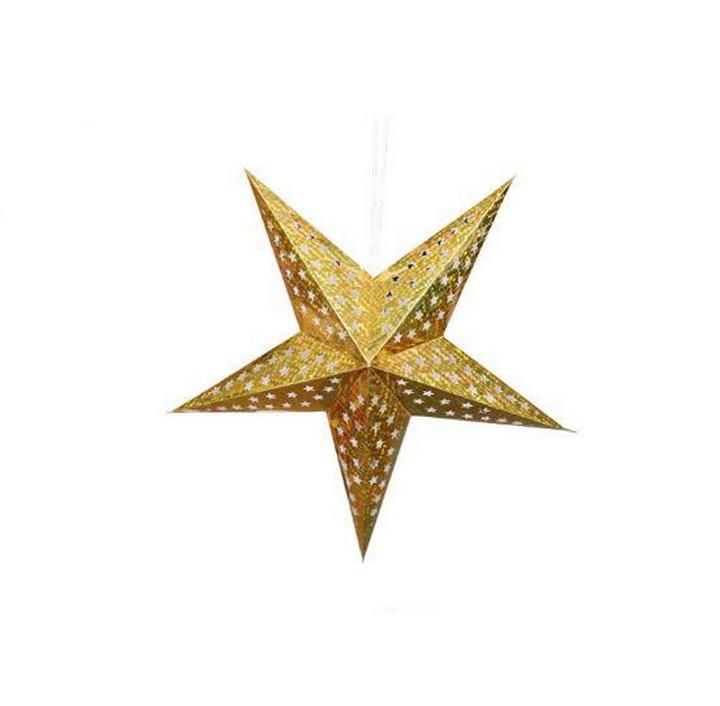 Christmas Decoration Pendant Laser Three-Dimensional Pentagram Star