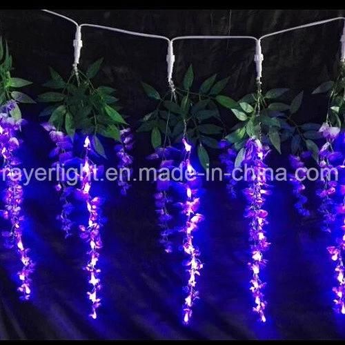 LED Purple Flower Lights Flashing Lights Wedding Decoration Wisteria LED Decoration Lights