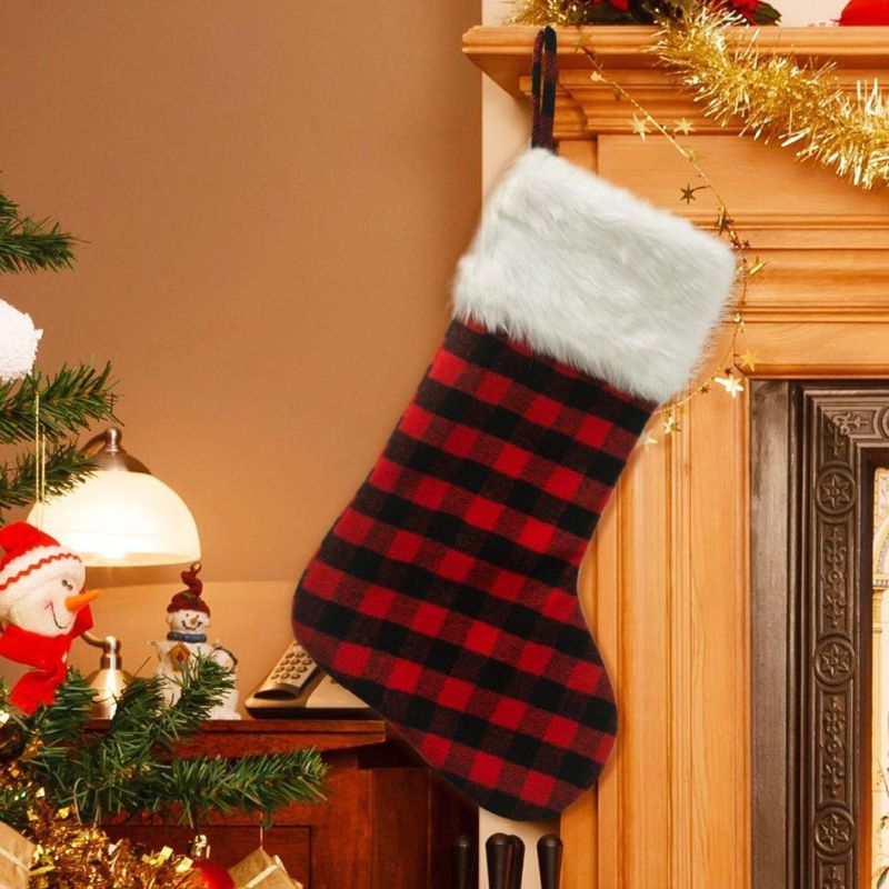 Amazon Foreign Trade New Products Christmas Socks Gift Bag Christmas Socks Candy Gift Bag Pendant Christmas Decorations