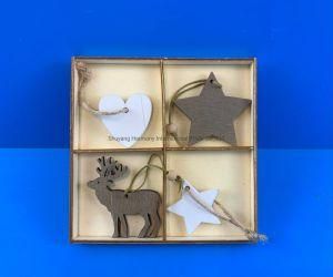 Wood Color Christmas Gifts Set for Home Decoration