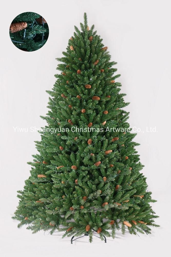 High Quality 6FT 7FT 8FT Prelit Christmas LED Light Tree