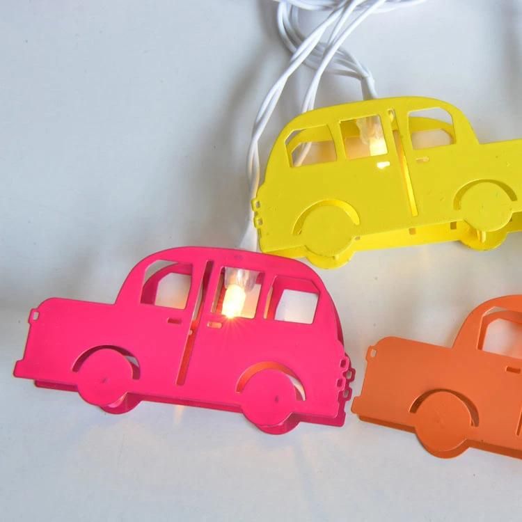 Fancy Car Shape Battery Operated LED String Light for Home Decoraion